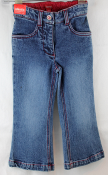 Esprit Stretch-Jeans im used Look mit praktischem Verstellbund